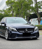 Geex Village Front Lip for Mercedes Benz C-Class C63S C63 AMG W205 Coupe Convertible 2015-2023 Carbon Fiber